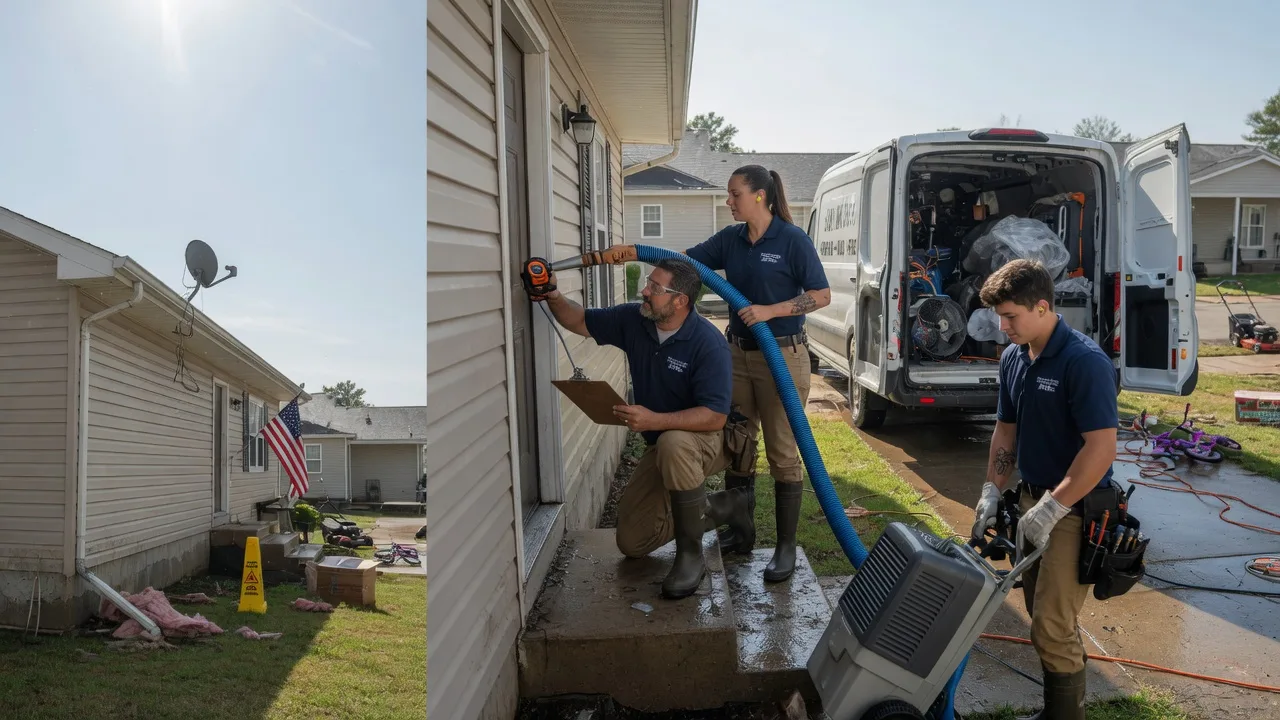 Ceiling Water Damage Restoration in Rockville, MO near me